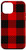 iPhone 12 mini Red Black Buffalo Flannel Check Plaid Gingham Quilt Pattern Case