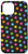 iPhone 12 mini Colorful rainbow stars and black artistic pattern Case