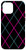 iPhone 12 Pro Max Pink Blue Black Buffalo Check Plaid Gingham Quilt Pattern Case