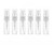 24PCS Empty Refillable Portable Clear Plastic Fine Mist Perfume Sample Vials Bottle Container Essential Oils Aromatherapy Attar Bottle Pump Spray Atomizer Jar (3ml)