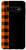 Galaxy S10 Orange Buffalo Check Flannel Plaid Stripe On Black Case