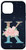 iPhone 12 mini Floral Monogramm Letter K Stars Blue Background Case