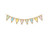 Easter Banner Burlap Bunting Garland with Rabbit Bunny Sign for Easter Party Decor Photo Props - Triangle