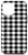 iPhone 12 Pro Max Black Plaid Flannel Check Buffalo Gingham Quilt Pattern Case