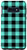 Galaxy S10e Trendy Aqua Teal Buffalo Check Flannel Pattern Case