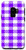 Galaxy S9 Purple Plaid Flannel Check Buffalo Gingham Quilt Pattern Case