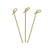 Bamboo Knot Cocktail  and  Hors' D'oeuvre Picks - Set of 100 (6 inches)