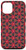 iPhone 12/12 Pro Abstract Art Geometric Pattern Red Colors Stars Phone Cover Case