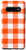 Galaxy S10 Orange Buffalo Flannel Check Plaid Gingham Quilt Pattern Case