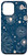 iPhone 12 Pro Max Stars Moon Sun Space Constellation on Blue Case
