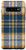 Galaxy S10 Yellow White Blue Buffalo Check Plaid Gingham Quilt Pattern Case