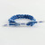Phi Beta Sigma Fraternity Royal Blue  and  White paracord bracelet.