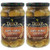 Tassos Garlic Stuffed Green Olives, Greek Olives, Net Wt 13.09 Ounce (2-Pack)