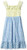 Speechless Girls' Ruffled Maxi Sleeveless Dress, Yellow/Blue, 16