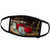 3dRose Jos Fauxtographee- Carousel Car - A Cupid car with red Seats on a Stationary Carousel - Face Masks (fm_323743_1)