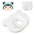 Baby Pillow for Newborn Infant Head Shaping Pillow for Flat Head Syndrome Prevention 3D Memory Foam for Head and Neck Support Pillow,Heart Shaped (0-12 Months)