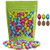 Easter Chocolate Eggs, Multicolored Foil Wrapped Milk Chocolate, Kosher Certified Dairy (180 Count (2 Pound))