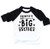 Promoted to Big Brother Announcement Shirt for Sibling Brother Big Brother Shirt Black 3/4 Sleeve Raglan