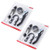 Wine Opener Set 2 Pack Includes Waiters Corkscrew, Wine Vacuum Stopper, Wine Ring and Wine Pourer Gift For Wine Lovers