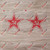 2X red 6'' Soviet Red Star Decal Sticker Air Force CCCP USSR Russian Russia Car Vinyl no bkgrd