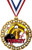 Bowling Medal, 2 1/2 inch Galaxy Star Bowling Turkey Medals, Great Bowling Awards 1 Pack Prime
