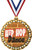 Hip Hop Dance Medal, 2 1/2 inch Galaxy Star Dancer Medals, Great Dancing Awards 1 Pack Prime