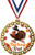 Turkey Trot Medal, 2 1/2 inch Galaxy Star Turkey Trot Medals, Great Thanksgiving Awards 1 Pack Prime