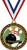Crown Awards Gold Most Improved Bowling Medals - 2 1/2 inch Bowling Recognition Star Medals Prime