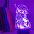 KATA Anime lamp Sword  and  Art Online Asada Shino 3D Lamp Japanese Anime-16 Color with Remote