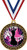 Crown Awards Gold Belly Dancing Medals - 2 1/2 inch Dance Star Medals Prime