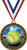 Softball Gold Medals - 2 1/2 inch Universe Star First Place Softball Medal Award Prime