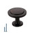Amerdeco Hardware 10 Pack K0004ORB Oil Rubbed Bronze Cupboard Drawer Knobs Kitchen Cabinet Knobs Door Handles Single Hole Cabinet T Bar Handles