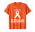 Heart In March We Wear Orange Multiple Sclerosis Awareness T-Shirt