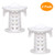 Ostrichy Hair Catcher Shower Drain, Bathtub Hair Drain Catcher, Silicone Shower Hair Drain Catcher Shower Drain Hair Trap Protector for Bathroom, Kitchen, Shower Room, Snare, 2 PCS Drain Hair Catcher