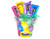 Peeps Easter Marshmallow Chicks Candy and Gift Pail Bundle - 4 Colors