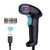 Aboodah Handheld 1D Barcode Scanner USB Wired Bar Code Reader Manual/Auto Continuous Scan Compatible with Linux Windows for Supermarket Library Logistics Restaurant Handheld Barcode Scanner