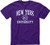 Ivysport New York University Violets T-Shirt, Premium Cotton, Short-Sleeve T-Shirt