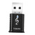 Audio Transmitter Bluetooth Audio Receiver USB Adapter for Tv Car Speaker Black