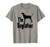 The Dogfather T-Shirt, Black  and  Tan Coonhound Dog, funny gift