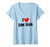 Womens I Love Dim Sum V-Neck T-Shirt