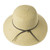 Womens Floppy Summer Sun Beach Straw Fedoras Panama Hats Packable Foldable Wide Brim Beige