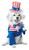 California Costumes Pet Uncle Sam Dog Costume
