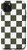 iPhone 11 Pro Max Dark Olive Green Checkered Board White Pattern Case
