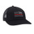 Thin Red Line Hat  Red Line Trucker Hat Baseball Cap Fire Snapback Golf Hat (Black)