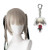 IPLD Kirari Momobami Cosplay WigplusA Keychain, Anime Kakegurui Compulsive Gambler Costume Braid Hair