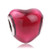 J&M Heart Charm Bead for Bracelets (Red)