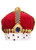 elope Royal King Plush Hat Red
