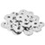 20 Pack Figure 8 Steel Desk Top Fastener Clip - Heavy Duty Figure-Eight Fasteners Clips Attaching a Table, Solid Steel, 12 Gauge