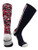 TCK Digital Camo OTC Socks (Navy/White/Red, Small)
