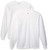 Soffe Men's Midweight Cotton Long Sleeve Tee, White (2 Pack), Small